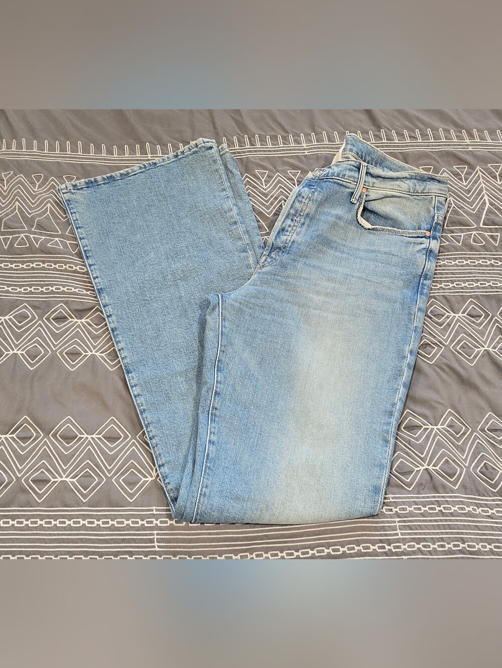 MOTHER Denim The Stunner Cruiser High Waisted Flare Jeans Size 32
